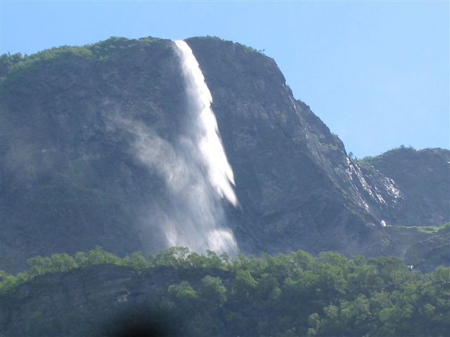 Waterfall at Gudvangen